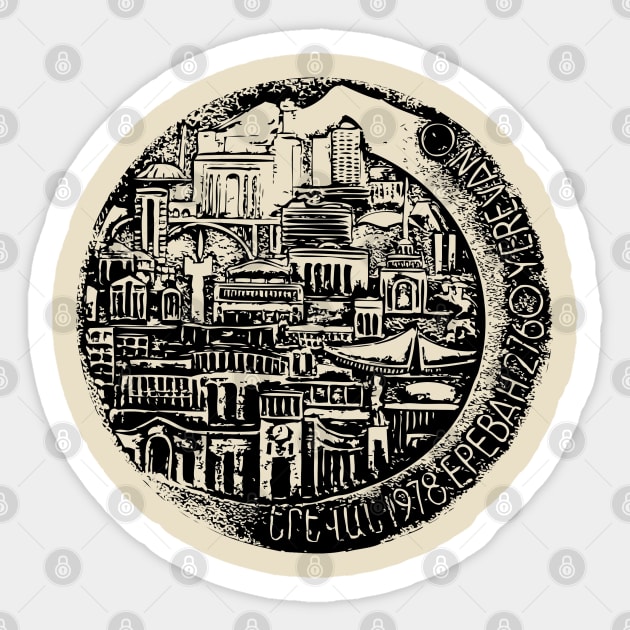 Yerevan 1978 Sticker by armeniapedia